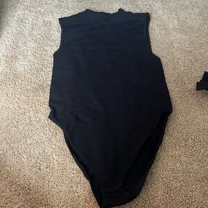 Mock neck body suit